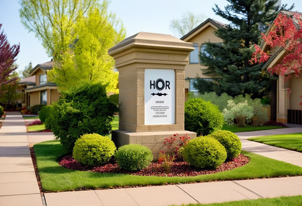 HOA Monument Maintenance