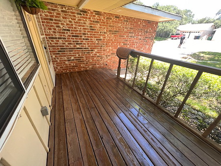Deck cleaning