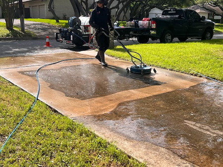 Driveway cleaning