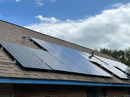 Solar panel cleaning